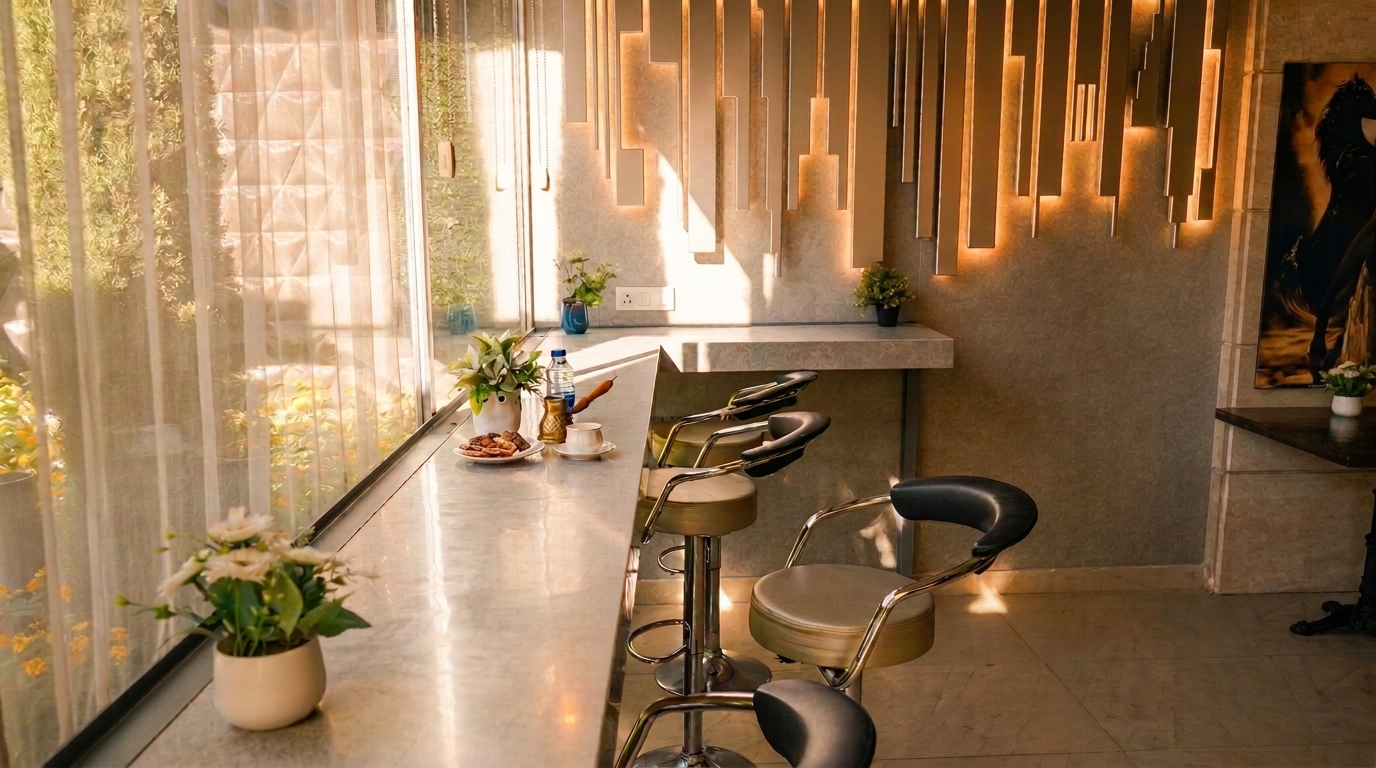 Professional lobby area suited for business guests